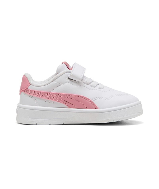 Sapatilhas Puma Court Lally Ac+ Inf, Branco-Poise, Menina