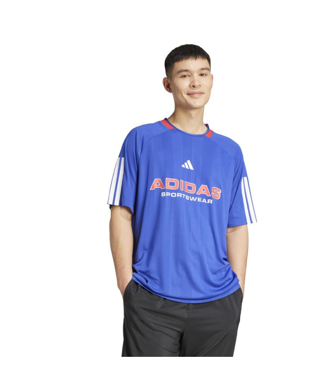 Camiseta adidas Tiro Jersey Homem Azul