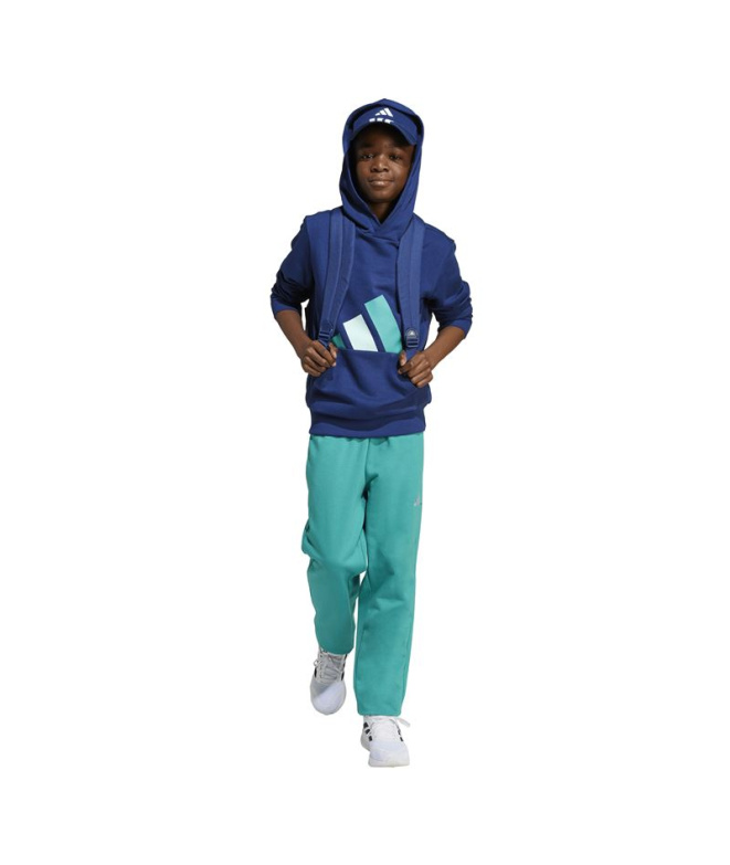 Moletom adidas Bl Ft Hd 280 Infantil Azul...