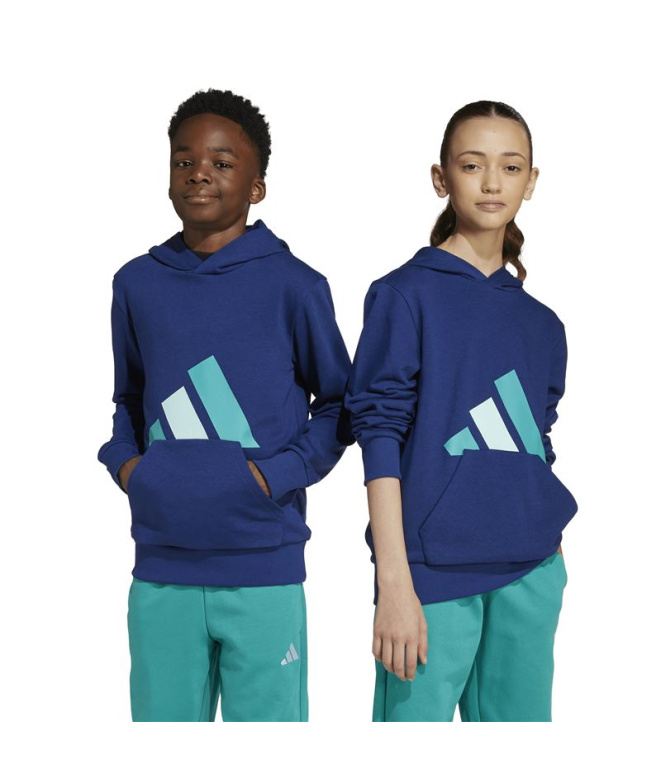 Moletom adidas Bl Ft Hd 280 Infantil Azul...