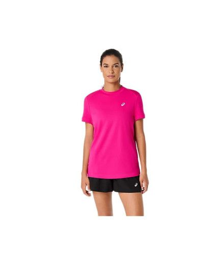 T-shirt de Tennis ASICS Court Ss Haut Femme Rose