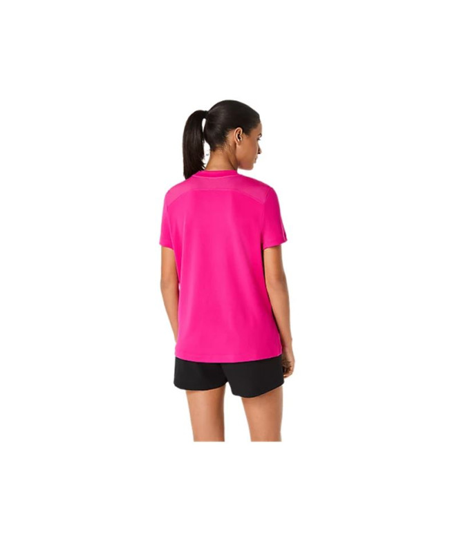 T-shirt de Tennis ASICS Court Ss Haut Femme Rose