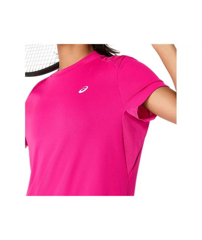 T-shirt de Tennis ASICS Court Ss Haut Femme Rose