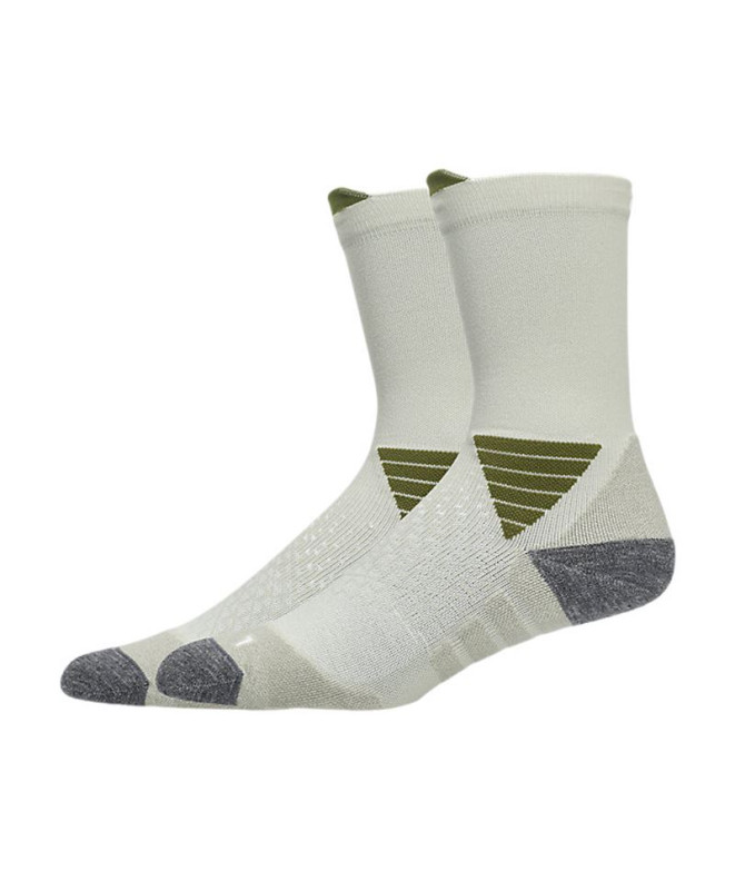 Meias de Running ASICS Fujitrail Crew Sock Caqui