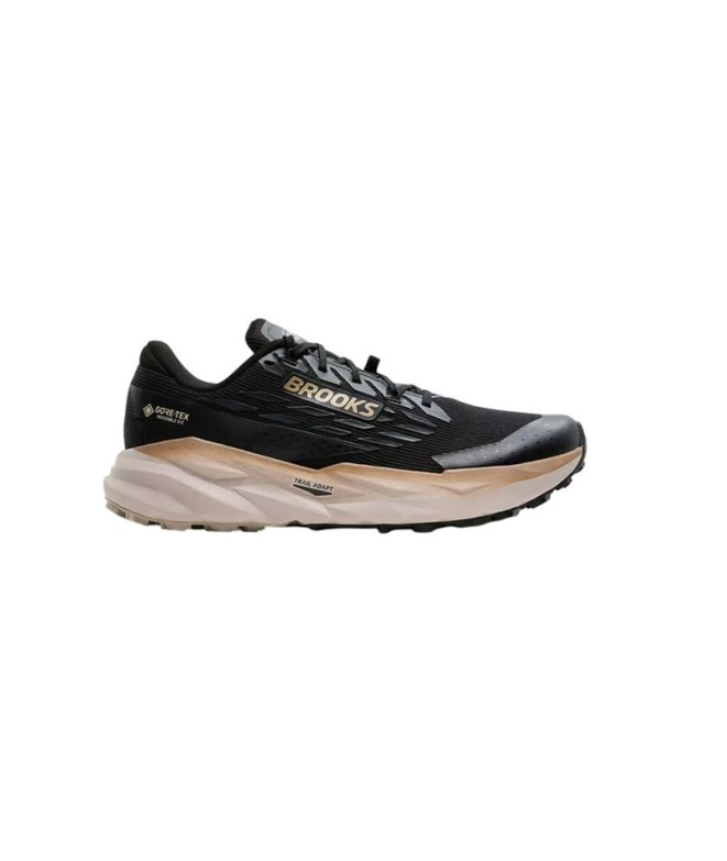Sapatilhas de Trail Brooks Cascadia 19 Gtx Homem Preto/Ebony/Chateau Gis