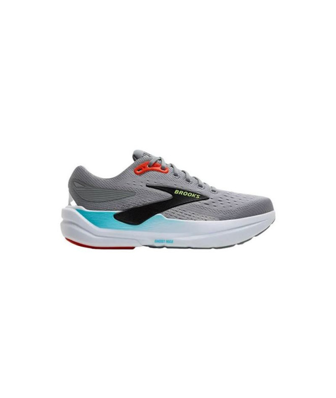 Sapatilhas de Running Brooks Ghost Max 3 Homem Primeiro Cinza/Antártica/Vermelho