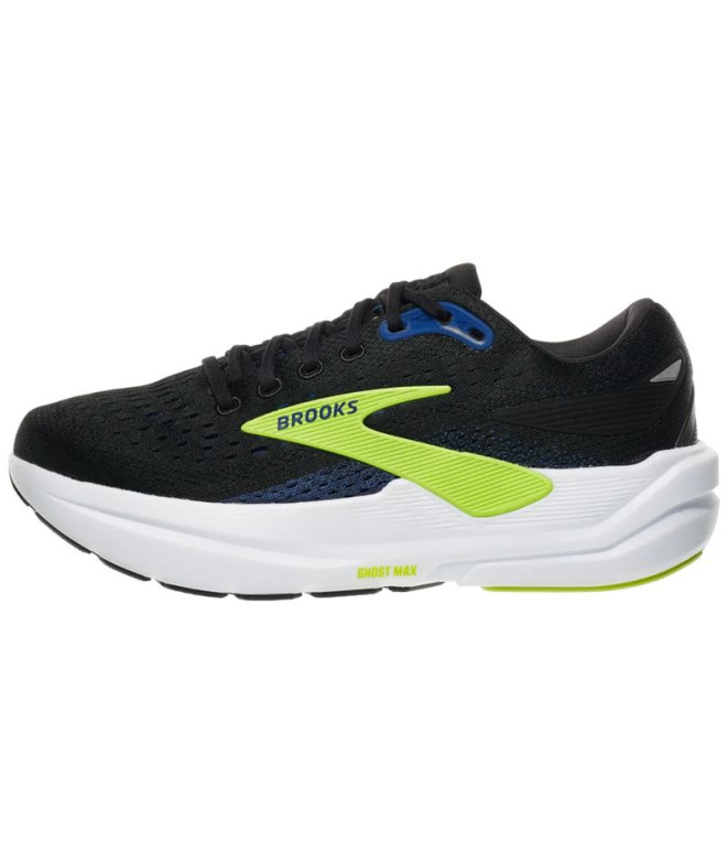 Sapatilhas de Running Brooks Ghost Max 3 Homem Preto/Navy/Ácido Lima
