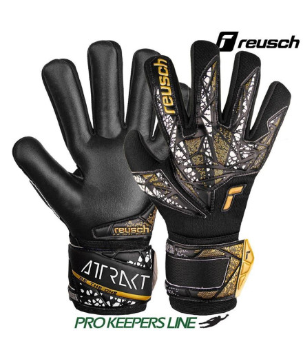 Luvas de goleiro de Futebol Reusch Attrakt Silver Nc...