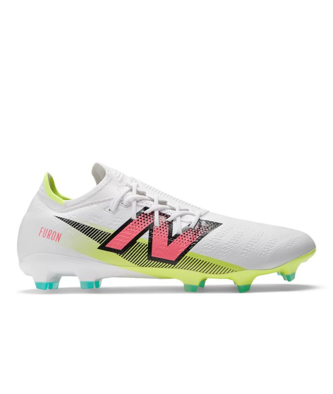 Zapatillas De Fútbol New Balance Furon Pro Fg V7+ White