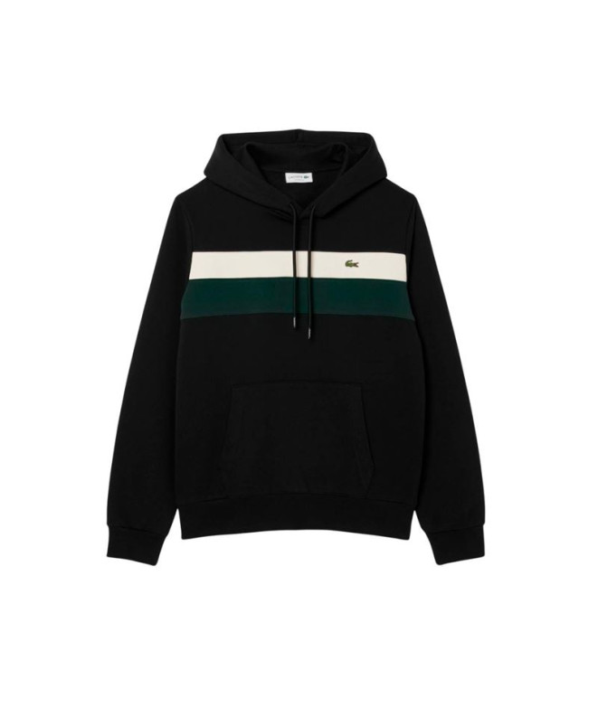 Sudadera Lacoste Sweatshirt Hombre Negro/Laponie-Sinople