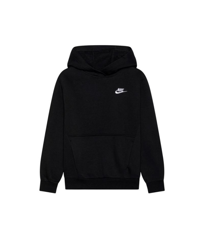 Moletom Nike Nkn N Nsw Club Fleece Lbr Po Infantil Preto
