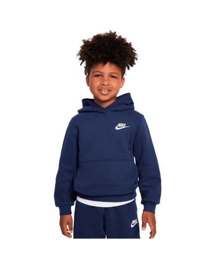 Sudadera Nike Nkn N Nsw Club Fleece Lbr Po Infantil Azul...