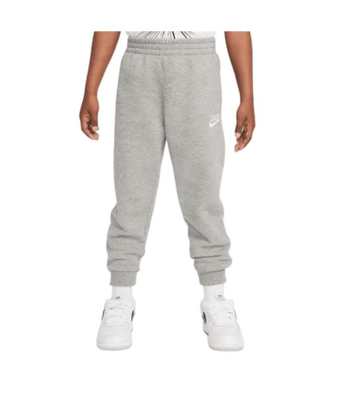 Calça Nike Nkn N Nsw Club Fleece Lbr Jogg Infantil Cinza