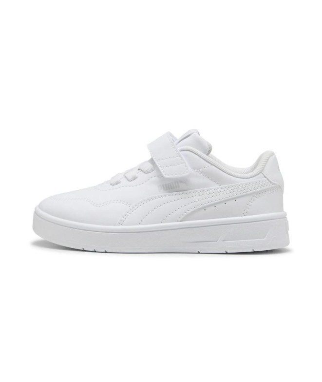 Zapatillas Puma Court Lally Ac+ Ps, White-, Niña