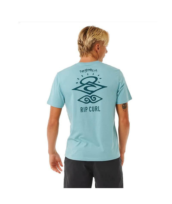 Camiseta Rip Curl Search Icon Tee Hombre Verde...