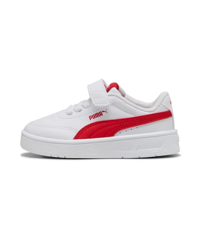 Sapatilhas Puma Court Classic Clean, Branco-Para A, Menina