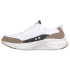 Zapatillas Skechers Contour Foam - Cozy Hombre White /Duraleather/Taupe Trim