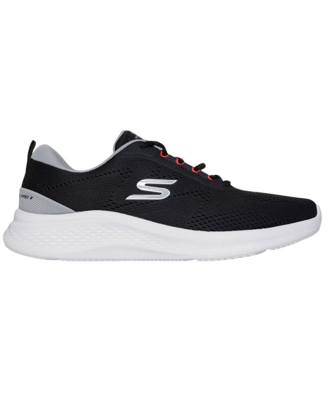 Sapatilhas Skechers Skech-Lite Pro 2.0 - Berrix Preto/Cinza Tricot Homem