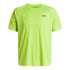 Camiseta de Fitness Under Armour Tech Textured Ss Hombre Verde