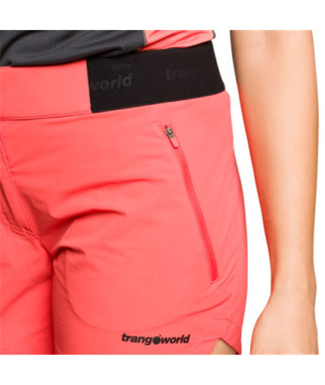 Pantalones Cortos Trangoworld Stora Mujer Coral