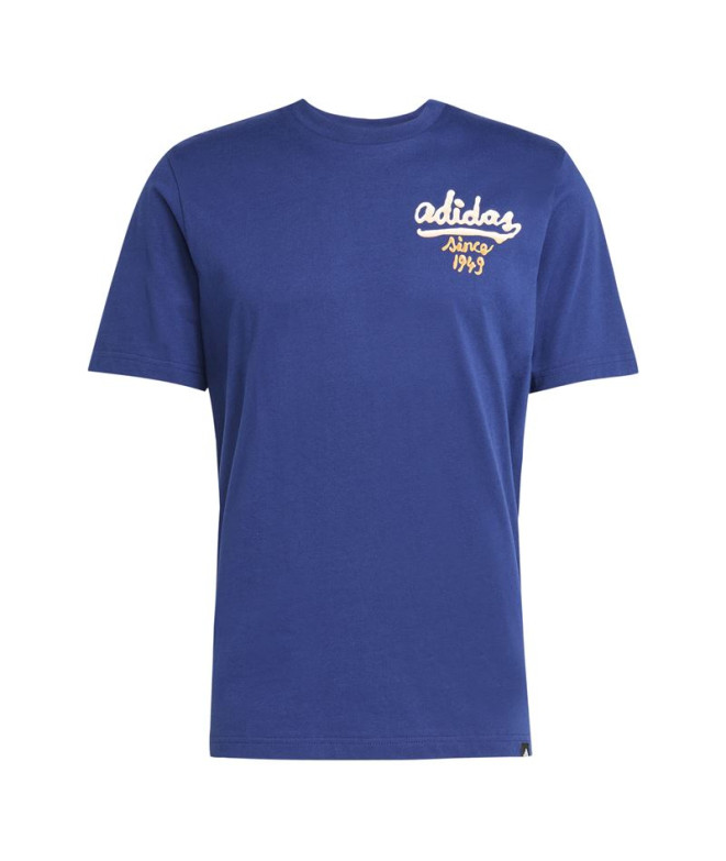Camiseta adidas Sauce Homem Azul Escuro