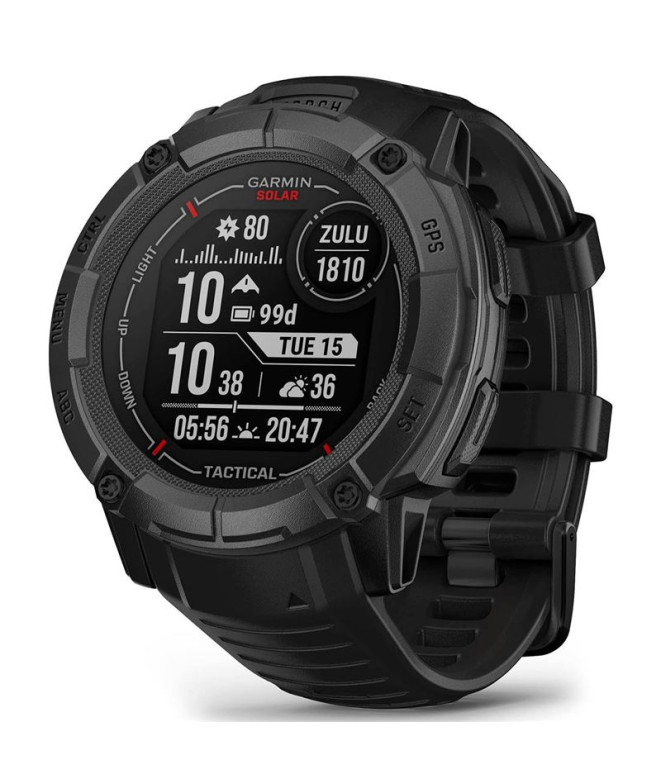 Relógio Garmin Instinct E, 40 Mm, Preto com pulseira carvão
