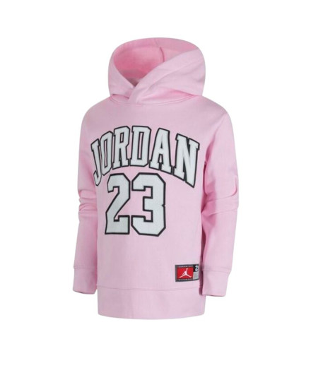 Moletom Nike Jordan Hbr Flc Po Hoodie Menino Rosa