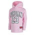 Sudadera Nike Jordan Hbr Flc Po Hoodie Niño Rosa