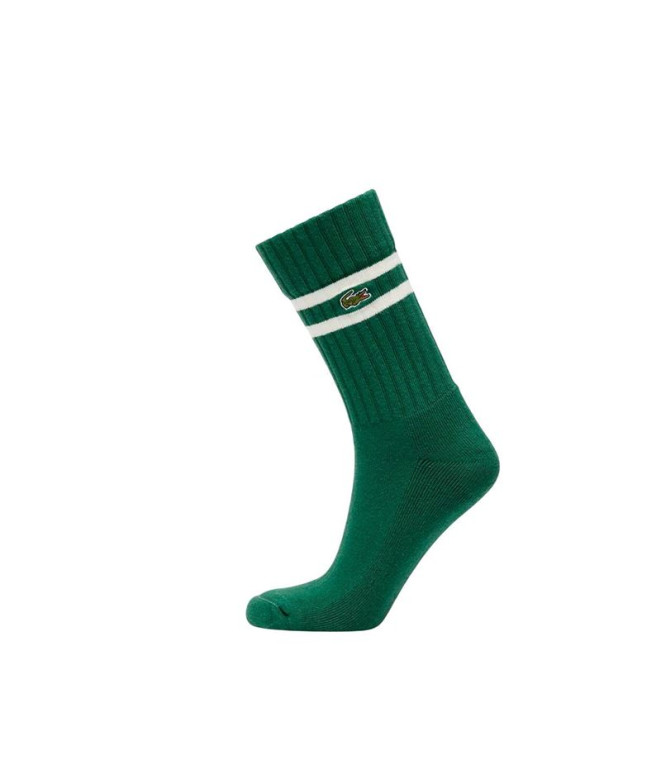 Calcetines de Tenis Lacoste Core Performance Verde/Kaki