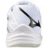 Zapatillas de Voleibol Mizuno Lightning Star Z7 Jr Infantil Blanco/Negro/Frozen Emerald
