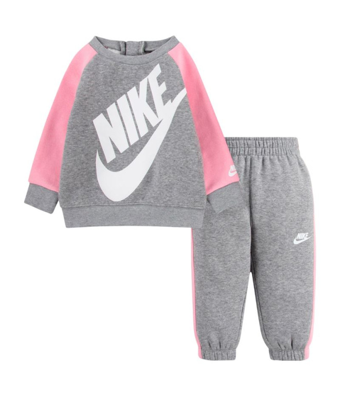 Conjunto Nike Nkb Oversized Futura Crew Niña