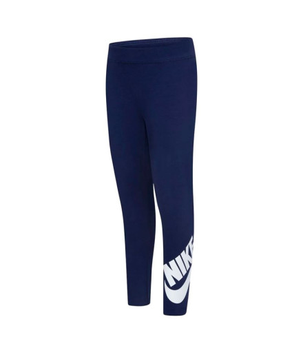 Mallas Nike Nkg Club Hbr High Rise Legging Niña Azul Marino