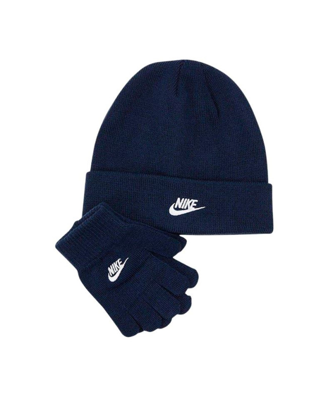 Boné Nike Conjunto de Touca/luvas Set Menino Obsidiana