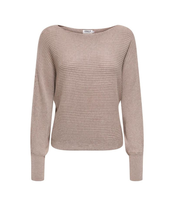 Moletom Only Onladaline Life L/S Short Pullo Knt Satellite Mulher