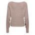 Moletom Only Onladaline Life L/S Short Pullo Knt Satellite Mulher