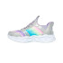 Zapatillas Skechers Infinite Heart Lights - Etern Silver Multi Disco Shinny Synthetic Niña