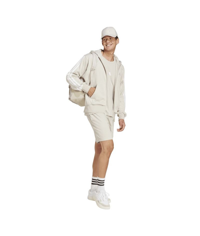 Casaco adidas 3 Bandas French Terry Fz Hd Homem...