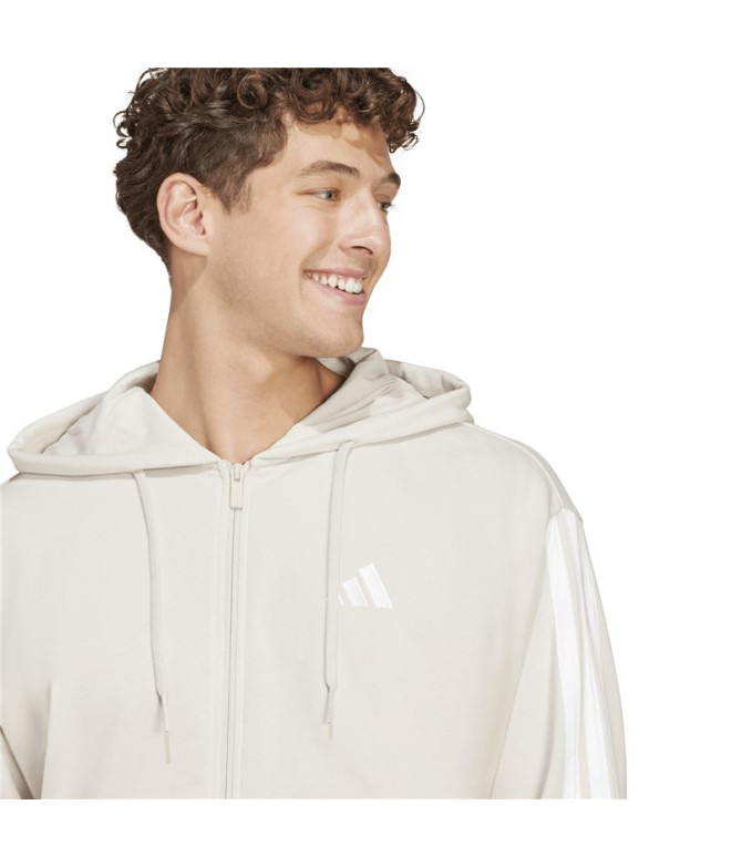 Casaco adidas 3 Bandas French Terry Fz Hd Homem...