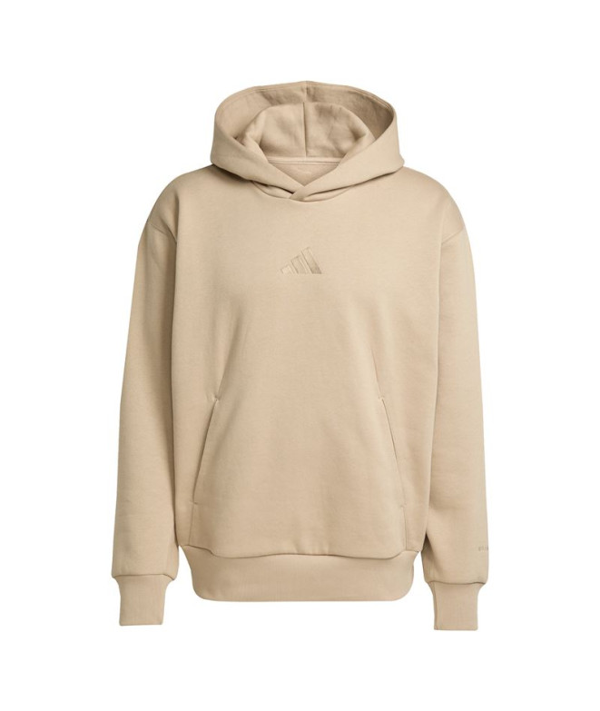 Sudadera adidas A Szn Fleece Hd Hombre Marrón