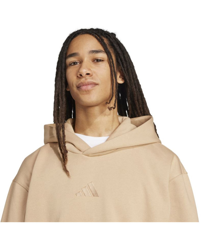 Moletom adidas A Szn Fleece Hd Homem Marrom