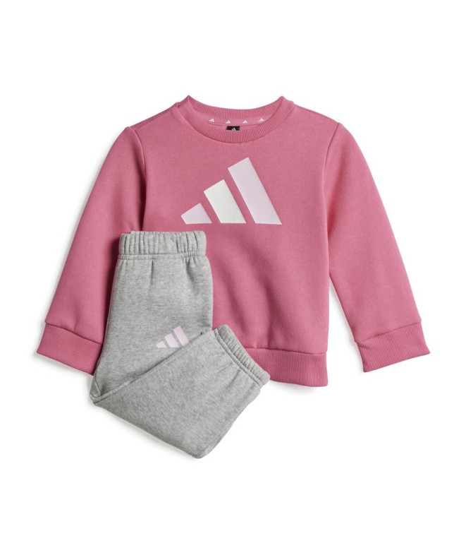 Ensemble adidas Big Logo Fl Jogger 240 Bébés Rose/Gris