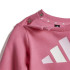 Conjunto adidas Big Logo Fl Jogger 240 Bebês Rosa/Cinza