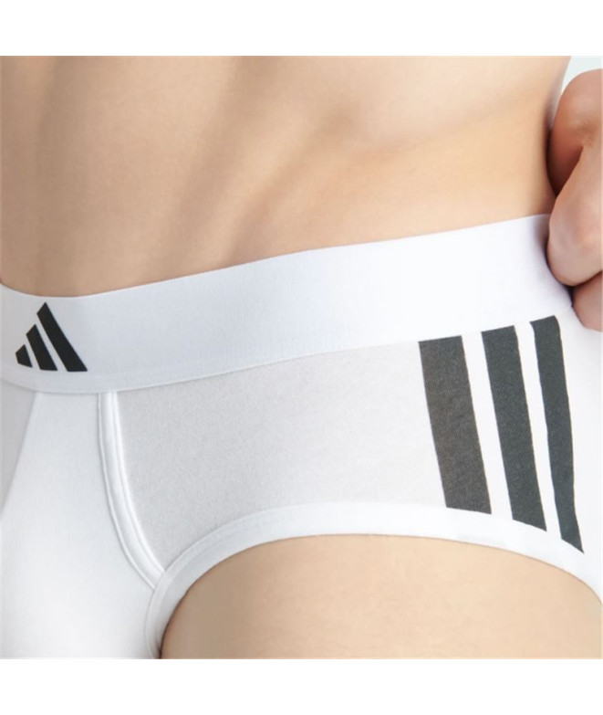 Cuecas adidas Slip Baixo 3 Listras Active Flex...
