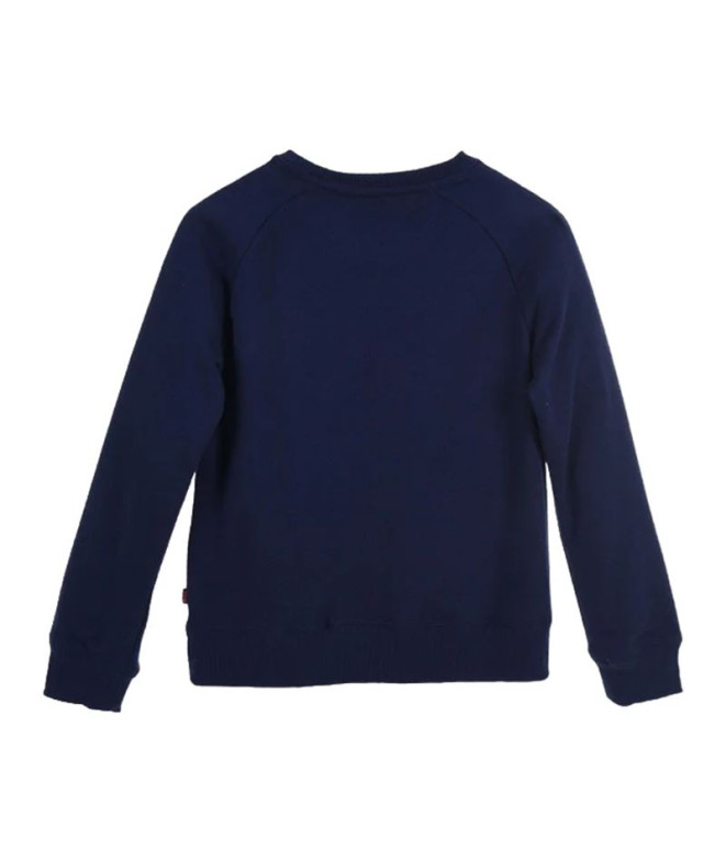 Sweat Levi's Batwing Crewneck Fille Médiéval Bleu