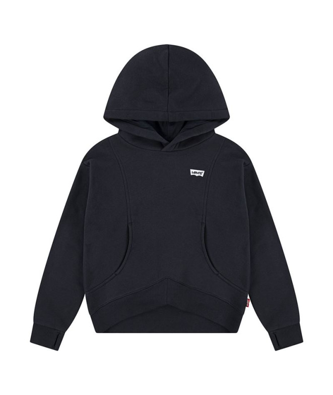 Sweat Levis Batwing Patch Hoodie Fille Noir