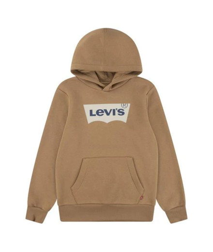 Sudadera Levis Lvb Batwing Screenprint Hoodie Niño Marrón