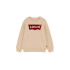 Moletom Levis Batwing Crewneck Menino Bege
