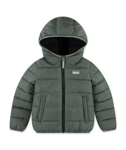 Chaqueta Levis Lvb Sherpa Lined Mdwt Puffer Niño Verde Chaqueta Levis Lvb Sherpa Lined Mdwt Puffer Niño Verde