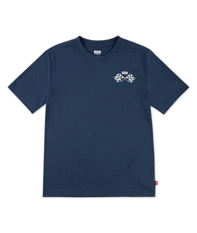Camiseta Levis Lvb Speed Trials Tee Menino Azul