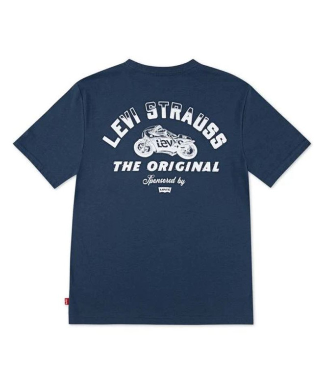 Camiseta Levis Lvb Speed Trials Tee Menino Azul